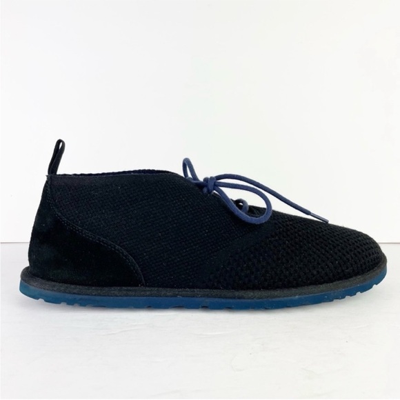 UGG Maksim Hyper Weave Black Wool Suede Lace Up Chukka Ankle Boot Shoes main image 7
